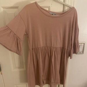 Light Pink Ruffle Dress- Emma’s Closet